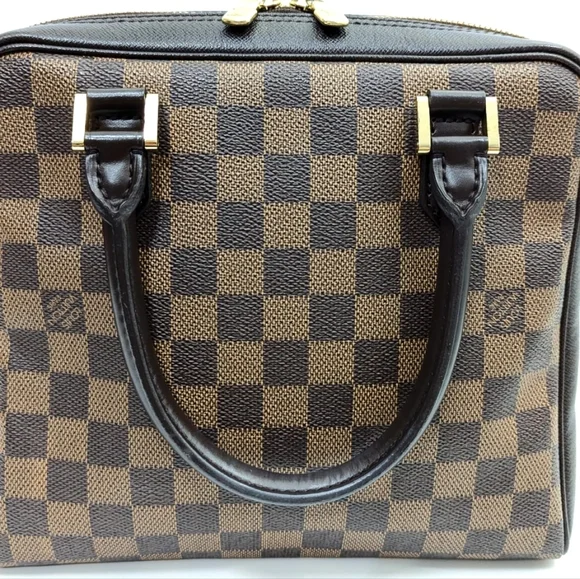 ✨️💎AUTHENTIC LOUIS VUITTON BRERA DAMIER EBENE HANDBAG - Picture 10 of 16